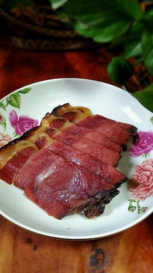 贵州特产柴火烟熏腊肉 贵州农家烟熏腊肉500g