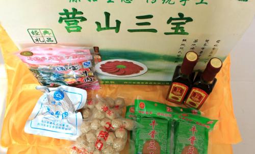 在杭州的四川特产张飞牛肉 