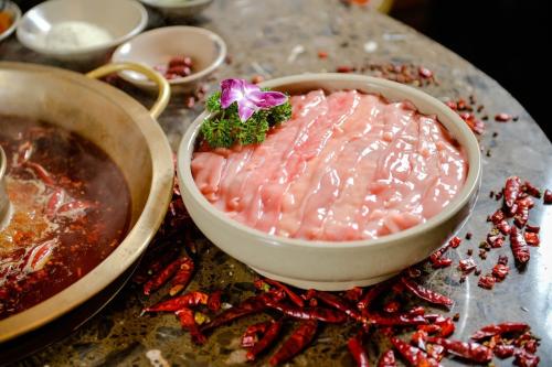 火锅土特产食材 南方火锅海鲜食材图片