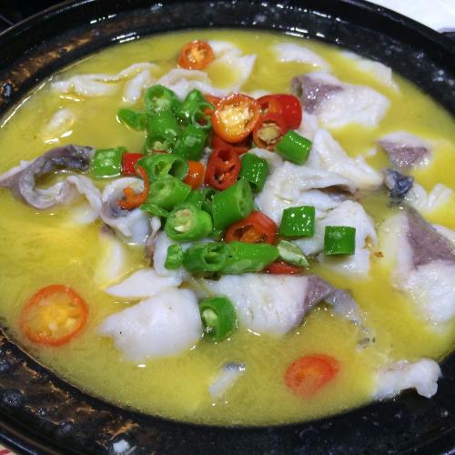 我的家乡的土特产酸汤鱼 舌尖上的中国最好吃的酸汤鱼