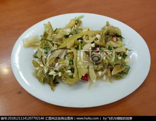 云南绿春特产羊角酸菜 云南的白水酸菜图片