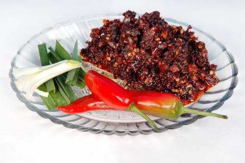 炒菜剁辣椒贵州特产 正宗的贵州剁辣椒的美味
